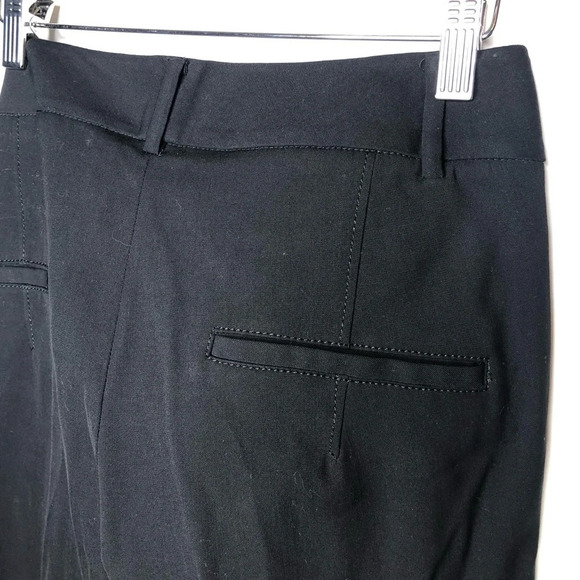 HELMUT LANG Black Snap Buckle Waist Trouser Pants - Picture 6 of 11